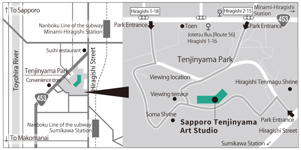 Image: Map of Tenjinyama Park
